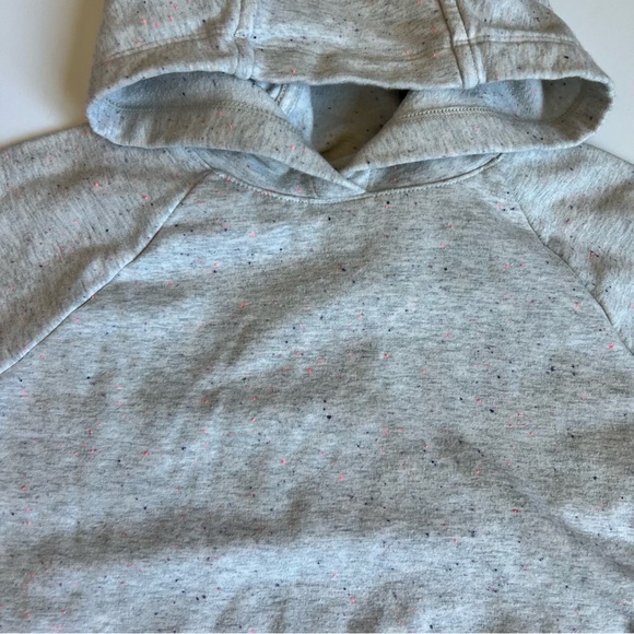 Athleta Girl Speckled Hoodie Sweatshirt L/12 - Picture 6 of 10